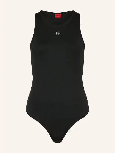 Body z detalem z logo model ‘Dasiel’ Hugo czarny