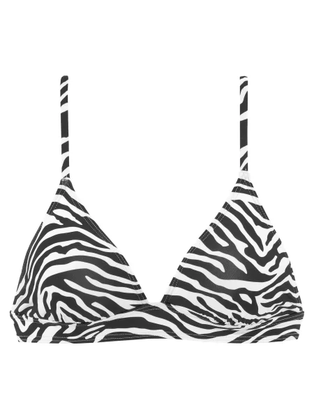 VENICE BEACH Sutien costum de baie negru alb