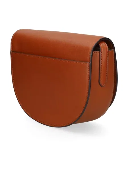 Torebka crossbody Ralph Lauren skórzana brązowa