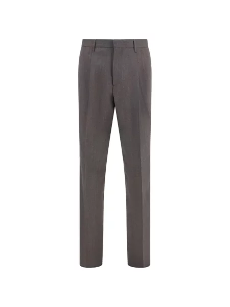 Pantaloni Lardini cu model pepito gri