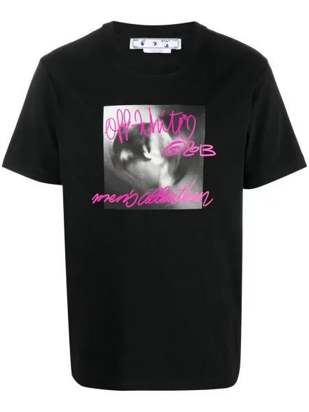 Tricou Off-white cu imagine