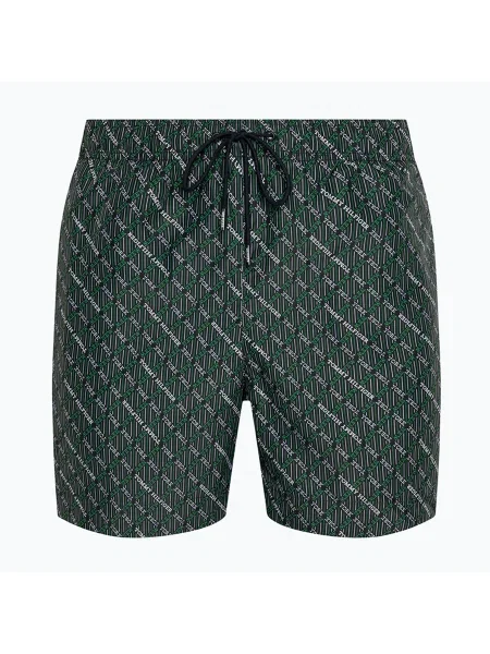 Olcsóbban. Férfi úszónadrág Tommy Hilfiger Medium Drawstring Print new york geo green. Méret: XXL zöld