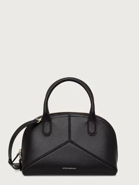 Geantă shopper Victoria Beckham din piele negru