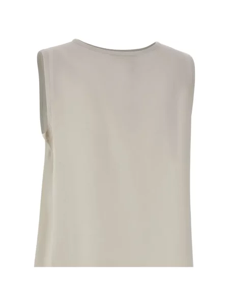 Bluzka Maurizio Mykonos bez rękawów koronkowa