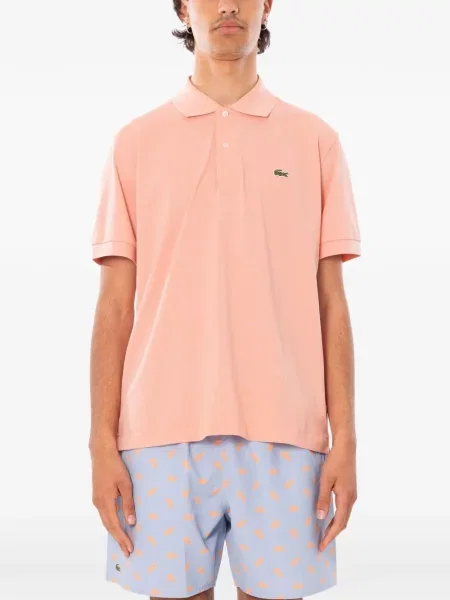 Tricou polo Lacoste roz