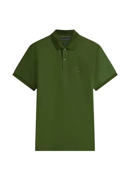 Scurt tricou polo Tommy Hilfiger verde