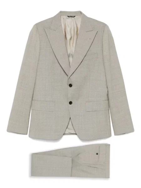 Вълнен костюм костюм Reveres 1949 сиво