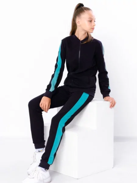 Дитячий Спортивний костюм Носи своє бавовна/поліестер синій