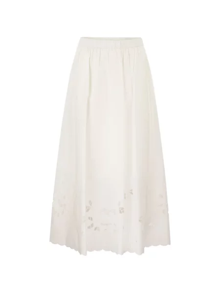 Fustă midi Weekend Max Mara alb