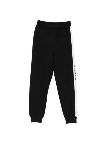 Spodnie dziecięce Balmain czarne