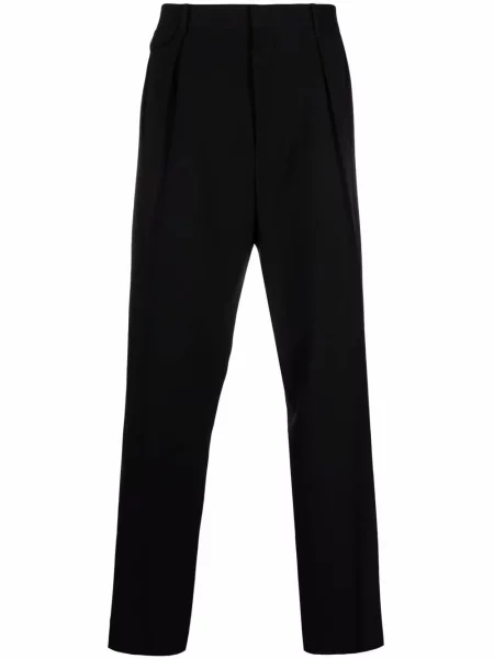 Pantaloni The Row plisate negru