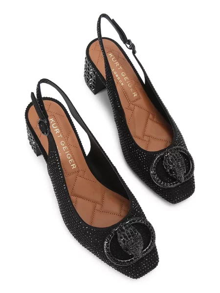 Kurt Geiger London туфлі-човники на каблуку Chelsea Block Sling Dr