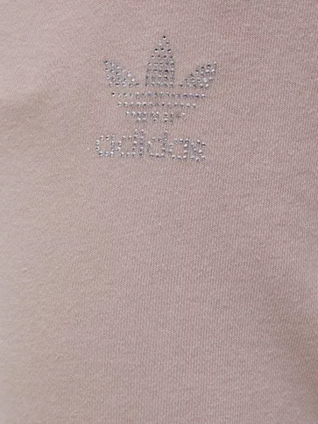 Adidas Originals Spodnie z aplikacją brązowy