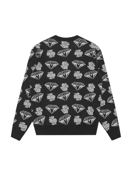 Dzianinowy sweter Billionaire czarny