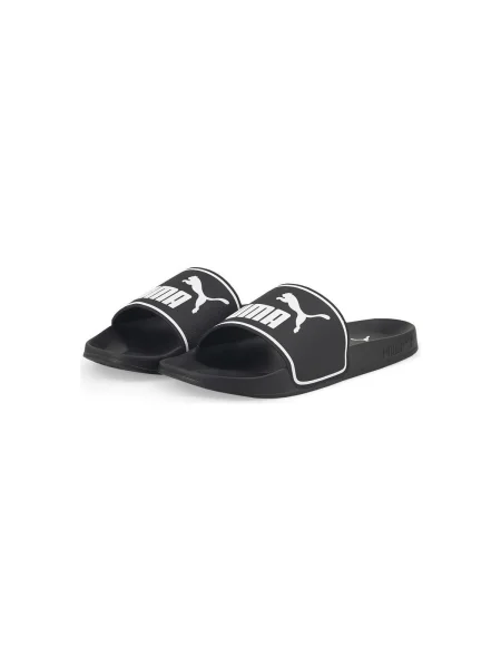 PUMA Saboți Leadcat / alb negru
