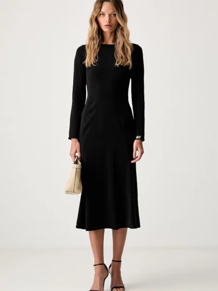 Armani Exchange rochie negru