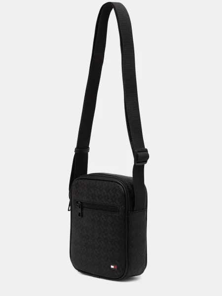 TOMMY HILFIGER Geantă de umăr negru