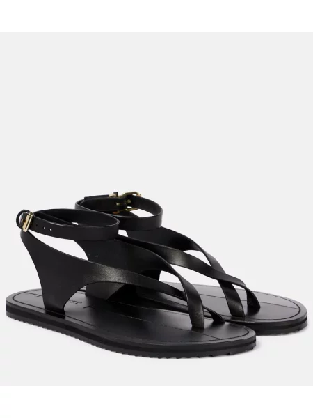 Sandale A.emery din piele negru