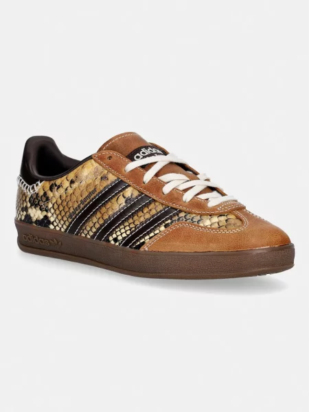 Adidas Originals x Wales Bonner Gazelle Snake sneakers din piele maro