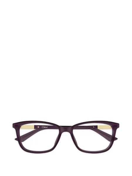 Ochelari de soare Chloé cu imprimeu geometric violet