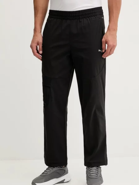 Puma pantaloni de trening uni negru