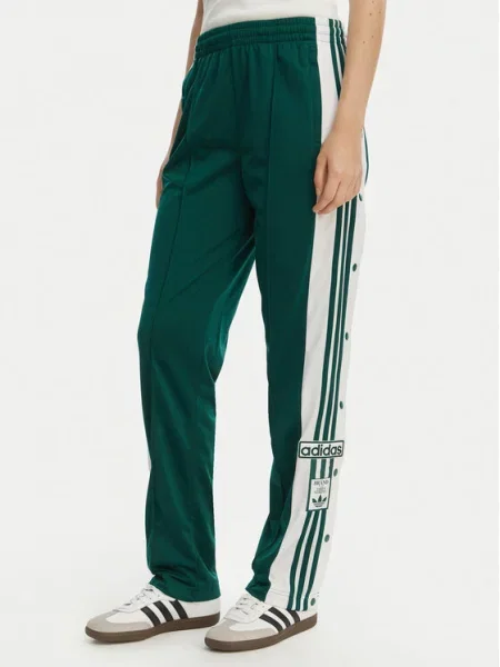 Trčanje sportske hlače Adidas Originals zelena
