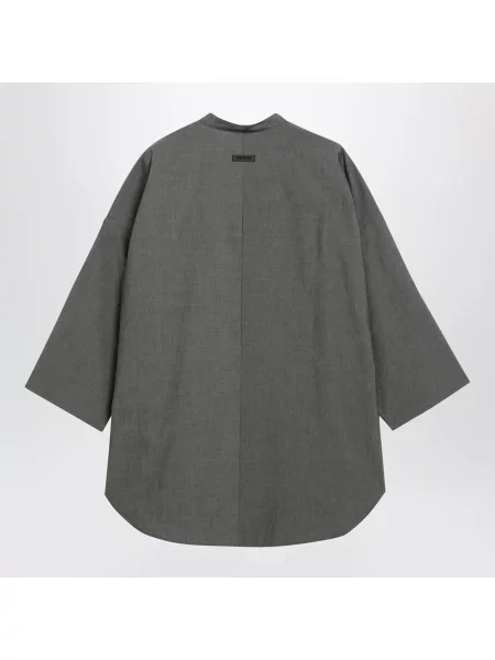 Koszula Fear Of God ze stójką szara
