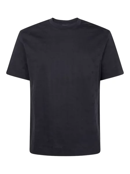 Μπλούζα Emporio Armani με στρογγυλή λαιμόκοψη μαύρο