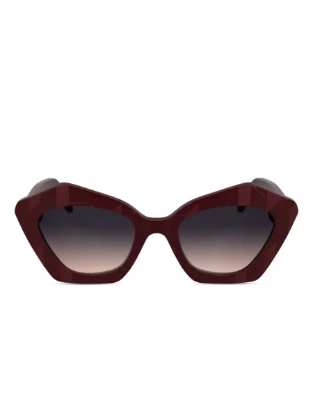 Sunčane naočale Karl Lagerfeld s printom crvena