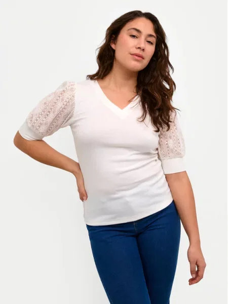 Kaffe Блузка Melana білий