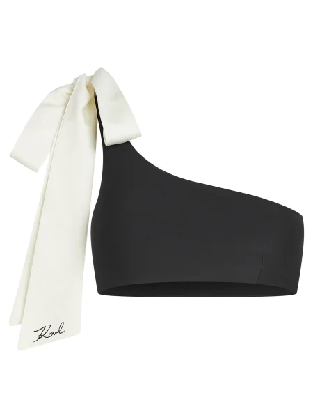 Karl Lagerfeld Bikini zgornji del črna