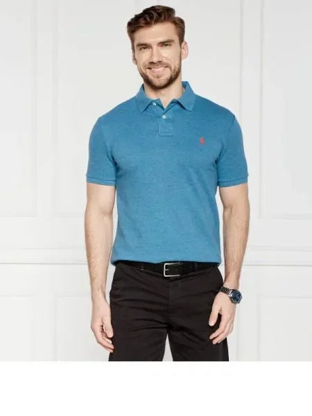 POLO RALPH LAUREN Tenisz póló | Custom fit kék