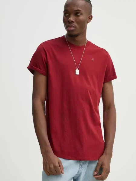 Kratka majica G-Star Raw bordo