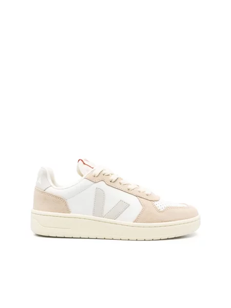 Sneakersy Veja sznurowane beżowe