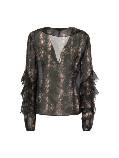 Bluzka Roberto Cavalli brązowa