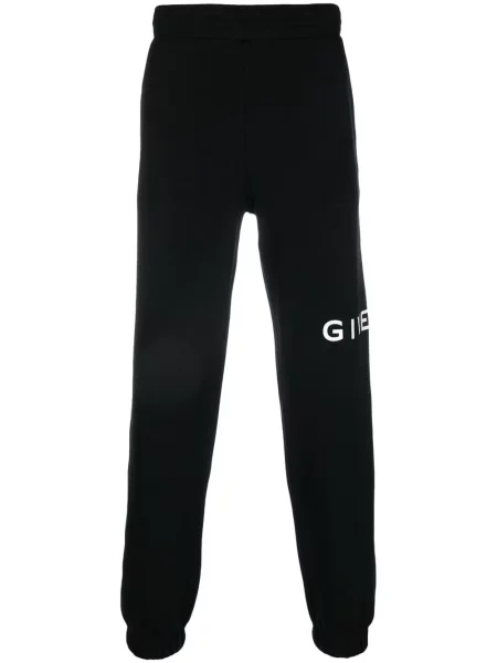 Pantaloni Givenchy cu imagine alergare negru