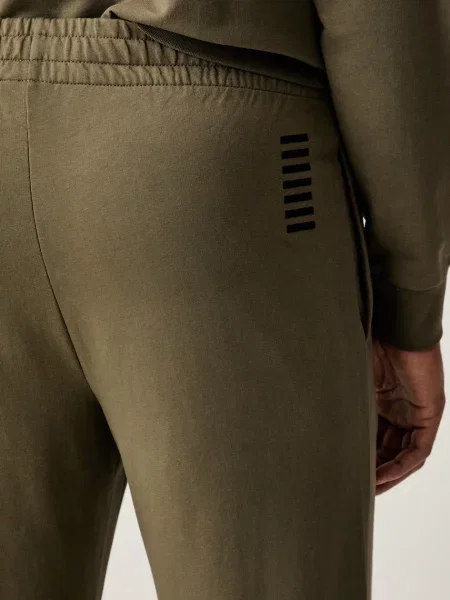 Emporio Armani melegítő szett férfi pamuttal zöld