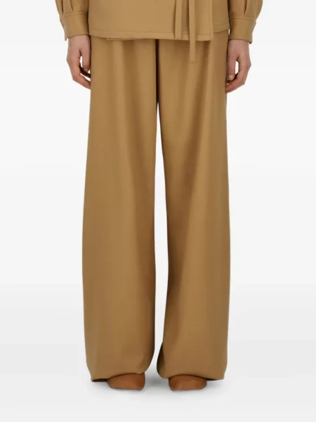 Pantaloni Herno de lână maro