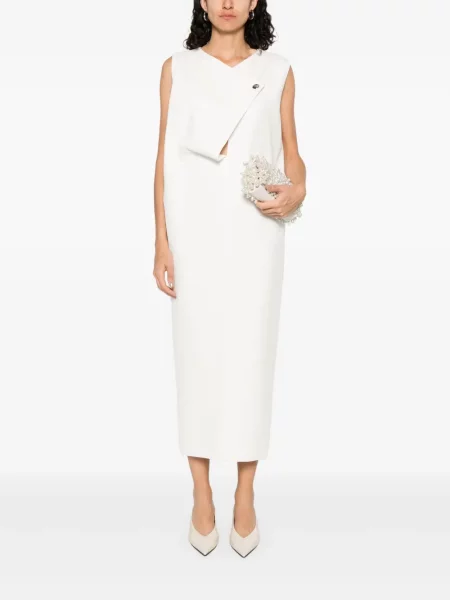 Rochie Khaite de costum alb