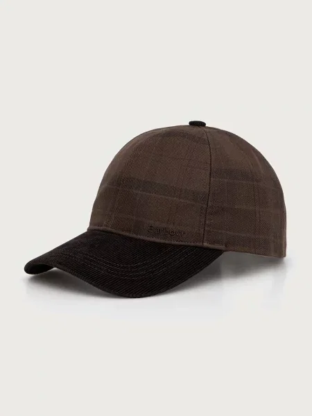 Barbour kšiltovka hnědá