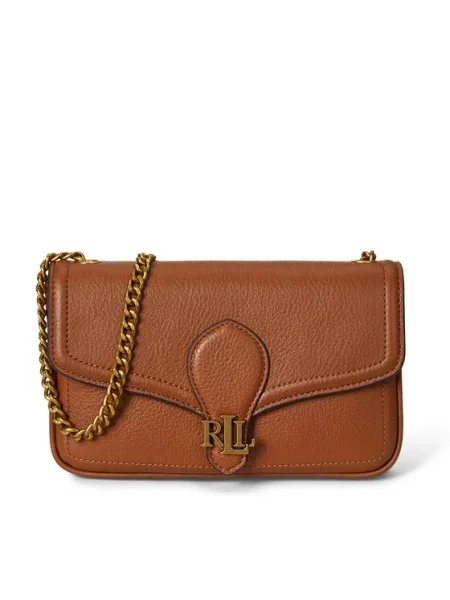 Кожен портфейл Lauren Ralph Lauren кафяво