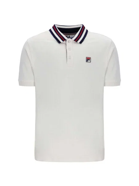 Gulerat polo Fila alb