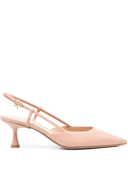 Pantofi cu toc Gianvito Rossi slingback roz