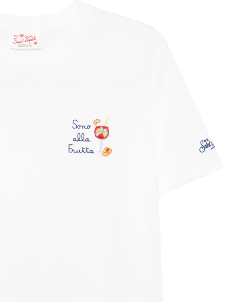 Tricou Mc2 Saint Barth cu autograf alb
