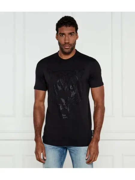 Plein Sport Tricou Lamina Tiger | negru