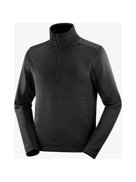 Kurtka polarowa Salomon Essential Midfleece Half Zip XL czarna
