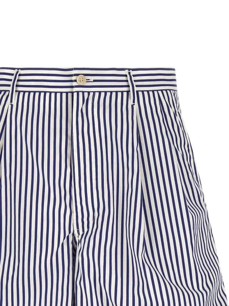 Prugaste kratke hlače Comme Des Garçons Shirt plava