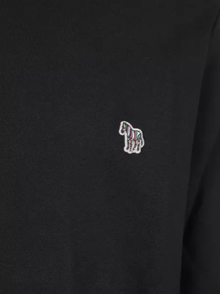 Hanorac Paul Smith cu broderie cu model zebră negru