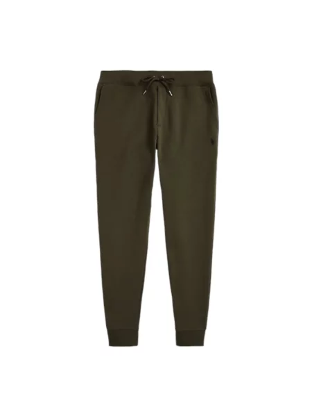 Spodnie dresowe z elastycznym ściągaczem Ralph Lauren zielone