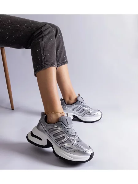 Sneakerși D/ceo argintiu